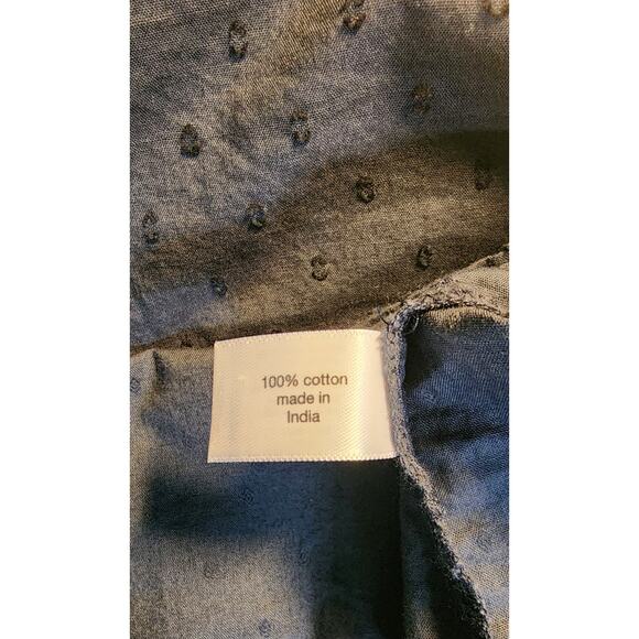 Lane Bryant Long-Sleeve Flounce Button-Down Shirt Size 14 NWT - Picture 4 of 5